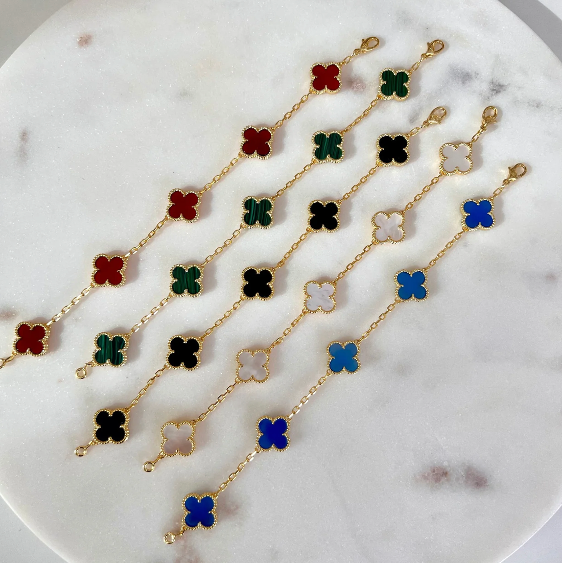 Gold Clover Bracelet (12 left in stock!)