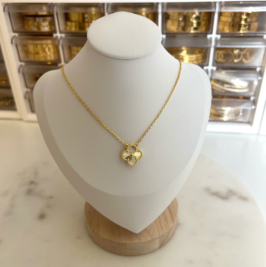 OG Gold Clover Necklace