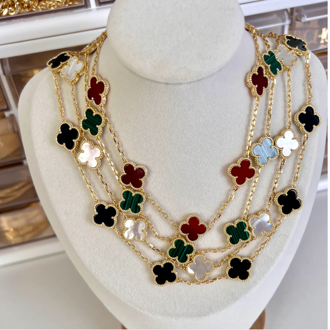 Multi Clover Necklace (4 Left In Stock!)