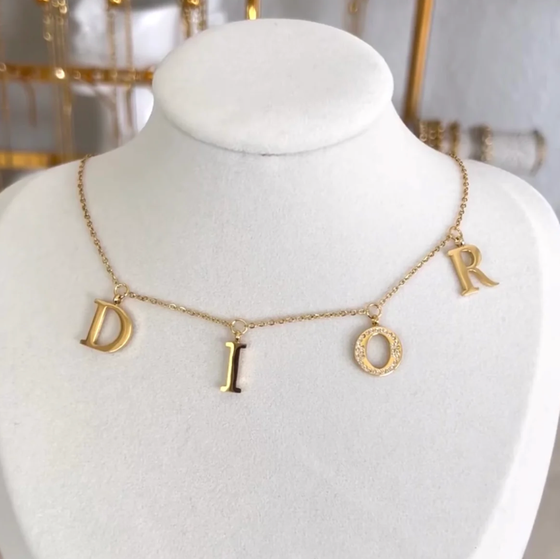 D Charm Necklace
